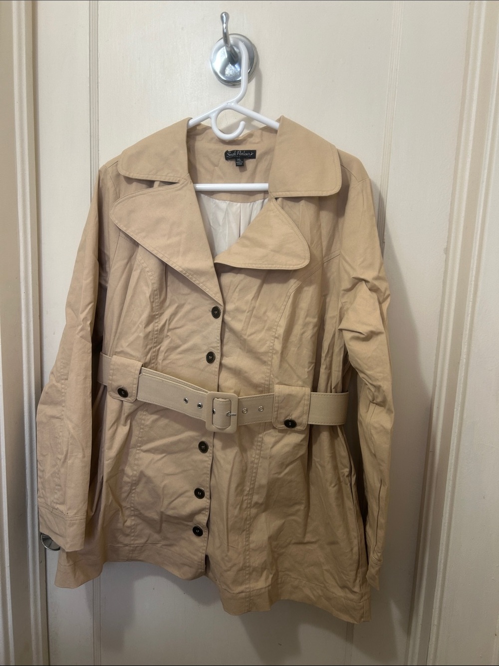 Smak parlour khaki trench coat